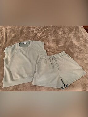 Double Zero Two-Piece Set in Sage